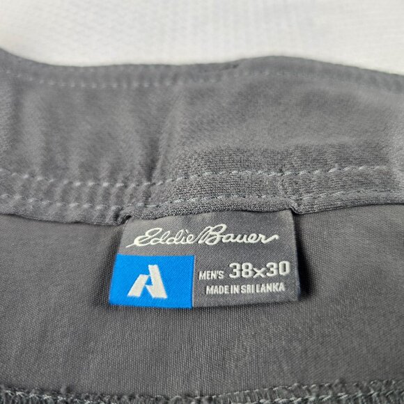 Eddie Bauer Pants Mens Gray First Ascent Hiking Outdoors Durable 38X30 Nylon - Picture 3 of 11